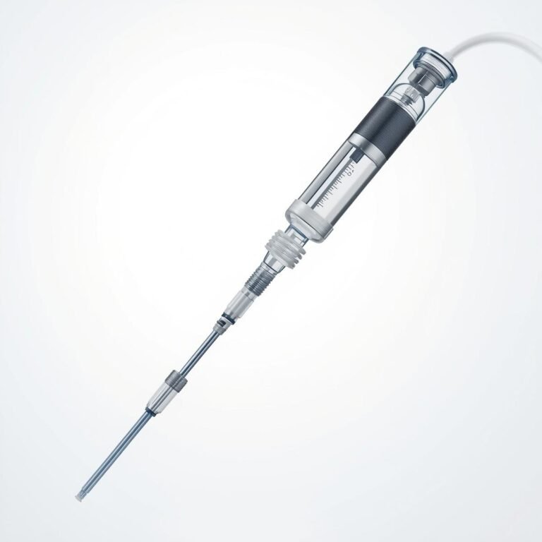 PERCUTANEOUS TRANSHEPATIC BILIARY DRAINAGE CATHETER (PTBD CATHETER) create this product image with white background